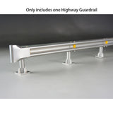 Metal Highway Guardrail Road Barrier Highway Fence for 1/14 RC Tractor Remote Control Truck Car Off-road Vehicles Hobby Model