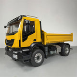 1/14 RC Hydraulic 4x2 Dumper Truck Metal 2-speed Remote Control Tipper Car Model Painted and Assembled