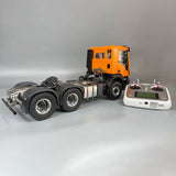 1/14 6x4 RC Tractor Trucks Remote Controlled 2-Speed Transmission Toy Car Metal Chassis PNP Version DIY Hobby Model