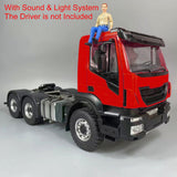 1/14 Metal 6x4 RC Tractor Remote Controlled Truck Assembled Painted Car Differential Lock Light Sound System