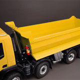 1/14 Hydraulic 8x4 RC Dumper Car Radio Control Tipper Metal Truck Light Sound Painted and Assembled