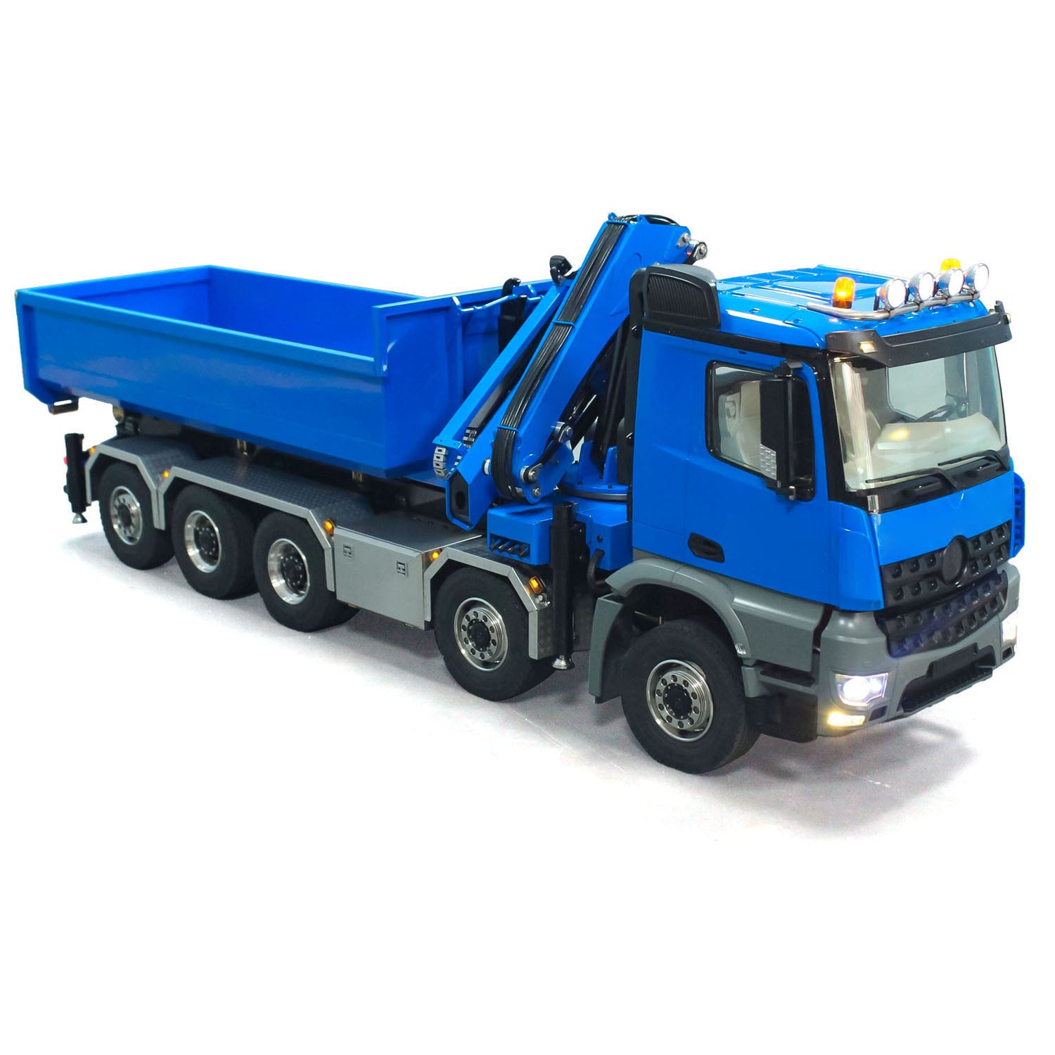 10x10 1/14 RC Hydraulic Crane Dump Truck Full Dumper Car Model Rear Ax –  toucanhobby