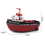 1/72 Heng Long 2.4G RC Tugboat Remote Control Towboat Powerful Dual Motor Model with Servo Motor ESC Emulated Boat Hobby Models