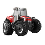 CROSSRC 1/8 Painted Red Assembled RC Tractor TL4 Iron Bull Remote Control Model Car Light Motor 2Speed