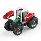 CROSSRC 1/8 Painted Red Assembled RC Tractor TL4 Iron Bull Remote Control Model Car Light Motor 2Speed