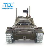 Tongde M24 Chaffee 1/16 Remote Control Light Tank Infrared Combating System Turret Rotate