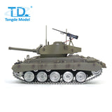 Tongde M24 Chaffee 1/16 Remote Control Light Tank Infrared Combating System Turret Rotate