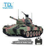 Tongde M24 Chaffee 1/16 Remote Control Light Tank Infrared Combating System Turret Rotate