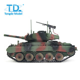 Tongde M24 Chaffee 1/16 Remote Control Light Tank Infrared Combating System Turret Rotate