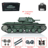 Henglong 1/16 Scale TK7.0 Upgraded Soviet KV-1 RTR RC BB IR Tank 3878 W/ 360 Turret Metal Tracks Sprockets Idlers Road Wheels