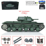 Henglong 1/16 Scale TK7.0 Upgraded Soviet KV-1 Ready To Run Remote Controlled Tank 3878 FPV 360 Turret Metal Tracks Sprockets