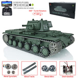 Henglong 1/16 Scale TK7.0 Upgraded Soviet KV-1 Ready To Run Remote Controlled Tank 3878 FPV 360 Turret Metal Tracks Sprockets