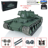 Henglong 1/16 Scale TK7.0 Upgraded Soviet KV-1 Ready To Run Remote Controlled Tank 3878 FPV 360 Turret Metal Tracks Sprockets