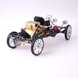 Aluminium Alloy TECHING Electric Simulated Single Cylinder Engine Car Model Decoration Parts Kit Assembled 340*167*143MM