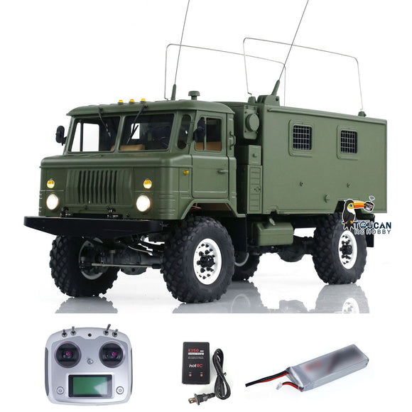 CROSS RC 1/10 Scale GC4M RTR Assembled Military Command Truck Light Sound Smoke WITH Light systemSound Smoke unit
