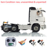 Toucanrc 1/14 RC Tractor Truck 6x4 Radio ESC Servo Motor 3Axles Model fro TAMIYA Remote Control Vehicles