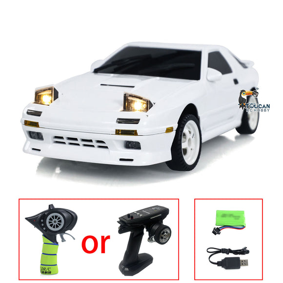 LDRC 1/18 RX7 RC Racing Car RWD Gyroscope Wireless Control Drift Vehicles LD1802 Premium Mini Drift Design All-Nylon Chassis RC Model