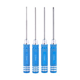 Metal 4pcs Hex Screw Driver Set Tool Kit for 1/14 RC Car Radio Controlled Vehicle DIY Part 1.5mm 2.0mm 2.5mm 3.0mm Hobby Model