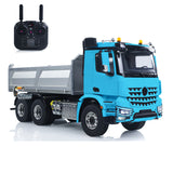 1/14 RC Hydraulic Dumper 3348 Metal Chassis 2Speed Gearbox Radio Control Tipper Car Light Sound Transmitter NO Lock Differential