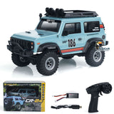 1:24 4WD RC Rock Crawler Car 4x4 Mini Radio Control Climbing Off-road Vehicles with Motor Servo ESC Light System