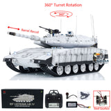Heng Long 3958 1/16 RC Tank Radio Controlled Panzer Military Vehicles IDF Merkava MK IV Metal Driving Gearbox Model