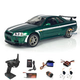 Capo R34 4x4 High-speed 1:8 4WD RC Drift Car Remote Control Racing Cars Model All CNC parts All-metal gearbox Assembled and Painted