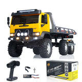 CR18P Flatbed Truck 6x6 RTR RC Rock Crawler 1/18 Scale Off-Road Truck 2-Speed Lights