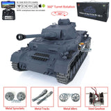 1/16 Scale TK7.0 Upgraded Henglong Panzer IV F2 RTR RC FPV Model Tank 3859 360 Turret Tracks Sprockets Idlers Road Wheels