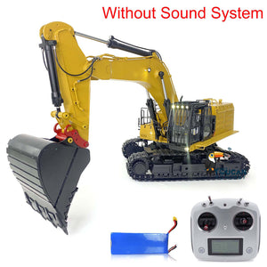 Metal 1/14 374F Hydraulic RC Excavator Remote Controlled Engineering Vehicles Assembled & Painted Light Sound System