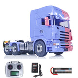 1/14 RC Tractor Truck TOUCAN 6X6 Assembled Metal Chassis RTR Remote Control Cars DIY Model Servo Sunshade Lights Sounds