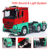 1/14 6x4 RC Tractor Truck Painted Assembled Remote Control Car Model Light and Sound System Assembled and Painted