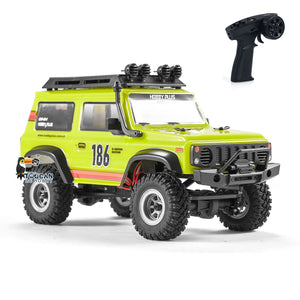 1:24 4WD RC Rock Crawler Car 4x4 Mini Radio Control Climbing Off-road Vehicles with Motor Servo ESC Light System