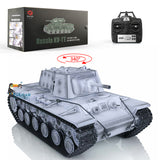 Henglong 1/16 Scale TK7.0 Upgraded Soviet KV-1 RTR RC BB IR Tank 3878 W/ 360 Turret Metal Tracks Sprockets Idlers Road Wheels