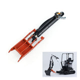 Metal Electric Gripper Hammer Cleaning Bucket Power Rammer for 1/14 E20 RC Excavator JXModel Mini Digger Upgrade Parts