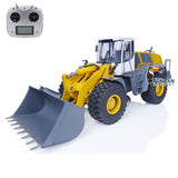 JZMODEL Metal 1/14 580 RC Hydraulic Equipment Loader Radio Control Construction Vehicle Hobby Models Sound Light System ESC