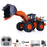 Metal Hydraulic RC Loader 1/14 ZW370 JDM 198 Ready To Run Radio Control Construction Vehicle W/ Light System I6S Transmitter