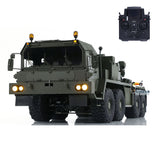 1/14 RC Tractor Truck SLT56 8x8 Full Metal Remote Control Military Transport Car 3-speed Transmission Differential Lock Axles