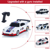 High Speed 2.4G Mini RC Drift Car 1/43 Racing Vehicles Gyroscope 4WD Ready to Go Mini Car Toy Radio Battery Lights Model