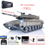 Heng Long 1/16 3958 Military RC Battle Tank Remote Controlled Panzer IDF Merkava MK IV Full Metal Chassis BB Pellets