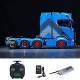 770S 1/14 RC Tractor Truck 8x8 Metal Chassis Remote Control Lorry ST8 Battery Assembled Truck