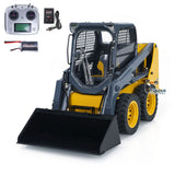 SM450 1/14 RC Hydraulic Wheeled Skid-Steer Metal Loader Remote Control Car Sound Light