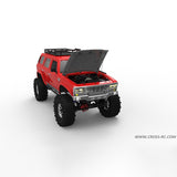 1:10 Scale CROSS Remote Controlled 4x4 SU-4 RC Rock Crawler Cars 4WD Electric Off-road Vehicles Model KIT Motor Light Decoration