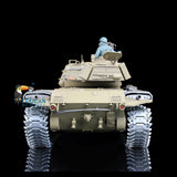 1/16 Scale TK7.0 2.4Ghz Henglong Walker Bulldog RTR RC Model Tank 3839 Metal Road Wheels Barrel Recoil Smoke Sound BB IR FPV