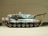 Henglong 1/16 Scale TK7.0 Leopard2A6 RC RTR Tank 3889 W/ 360 Turret Barrel Recoil Metal Tracks Sprockets Idlers Road Wheels