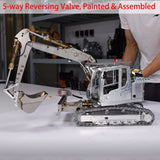 Pre-order 1/14 RC Hydraulic Excavator 914 5-ways Valve Metal Remote Control Digger Model Innovative Hydraulic Valve Painted and Assembled