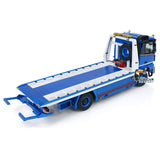 JDM 196 1/14 RC Flatbed Wrecker Tow Truck for Benz 4x4 Recovery Vehicle Model with Sound Light System 3-Speed Transmission