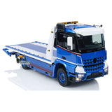 JDM 196 1/14 RC Flatbed Wrecker Tow Truck for Benz 4x4 Recovery Vehicle Model with Sound Light System 3-Speed Transmission