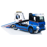 JDM 196 1/14 RC Flatbed Wrecker Tow Truck for 4x4 Recovery Vehicle Model with Sound Light System 3-Speed Transmission