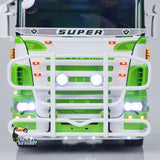 6x6 Metal Chassis 1/14 RC Tractor Truck R620 RTR Model Air Suspension ST8 Radio Light Sound System 3Speed Gearbox