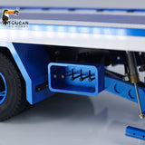 JDM 196 1/14 RC Flatbed Wrecker Tow Truck for 4x4 Recovery Vehicle Model with Sound Light System 3-Speed Transmission